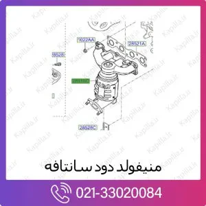 منیفولد دود هیوندای سانتافه