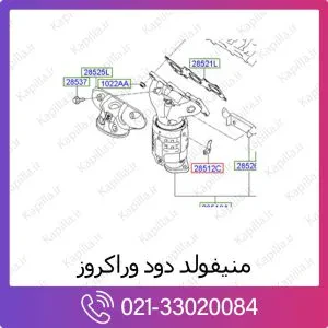 منیفولد دود هیوندای وراکروز ix55