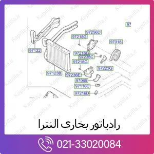 رادیاتور بخاری هیوندای النترا