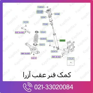 کمک فنر عقب هیوندای آزرا