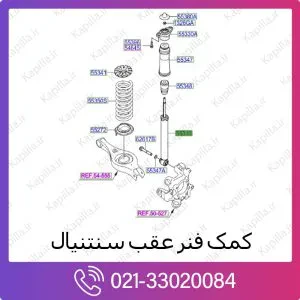 کمک فنر عقب هیوندای سنتنیال