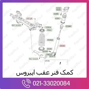 کمک فنر عقب کیا اپیروس