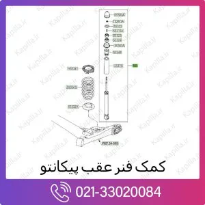 کمک فنر عقب کیا پیکانتو