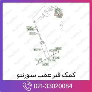 کمک فنر عقب کیا سورنتو
