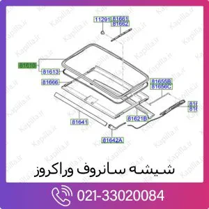 شیشه سانروف هیوندای وراکروز