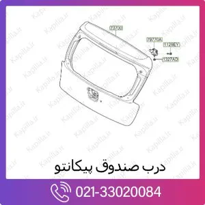 درب صندوق کیا پیکانتو