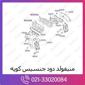 منیفولد دود هیوندای جنسیس کوپه