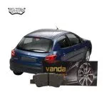 لنت ترمز عقب پژو 207 1392-1400 برند وندا (VANDA)