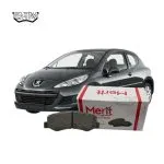 لنت ترمز جلو پژو 207 1392-1400 برند مریت (Merit)