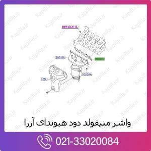 واشر منیفولد دود هیوندای آزرا