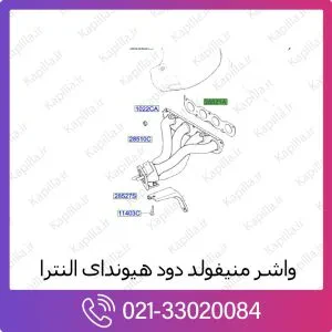 واشر منیفولد دود هیوندای النترا