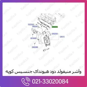 واشر منیفولد دود هیوندای جنسیس کوپه