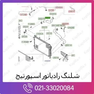 شلنگ رادیاتور کیا اسپورتیج