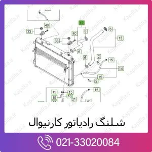 شلنگ رادیاتور کیا کارنیوال