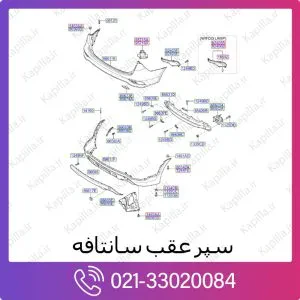 سپر عقب هیوندای سانتافه