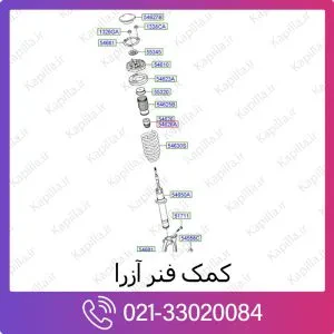 کمک فنر جلو هیوندای آزرا