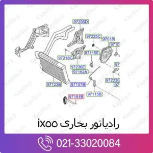 رادیاتور بخاری هیوندای وراکروز ix55