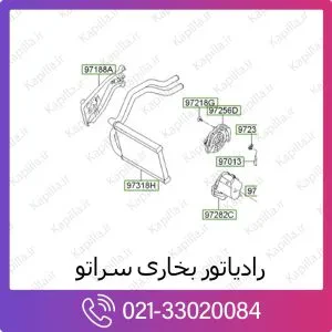 رادیاتور بخاری کیا سراتو