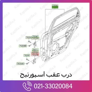 درب عقب کیا اسپورتیج
