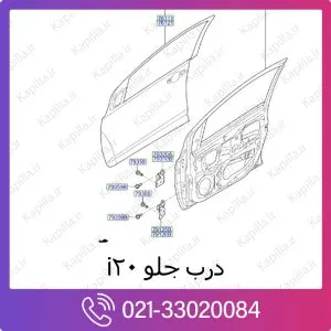 درب جلو هیوندای i20