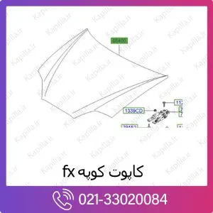 کاپوت و درب موتور هیوندای کوپه fx
