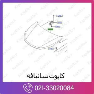 کاپوت و درب موتور هیوندای سانتافه