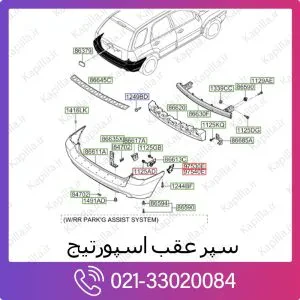 سپر عقب کیا اسپورتیج