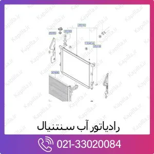 رادیاتور آب هیوندای سنتنیال