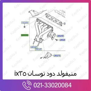 منیفولد دود هیوندای توسان ix35