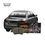 لنت ترمز عقب دنا برند وندا (VANDA)