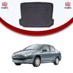 کفپوش صندوق عقب 206 sd مدل 5 بعدی چرمی برند PZ وارداتی