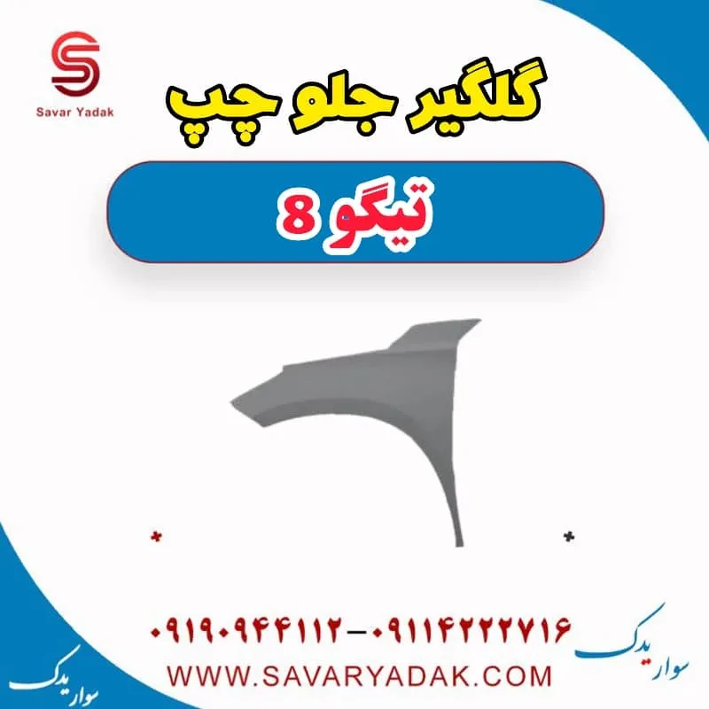 گلگیر جلو چپ تیگو 8
