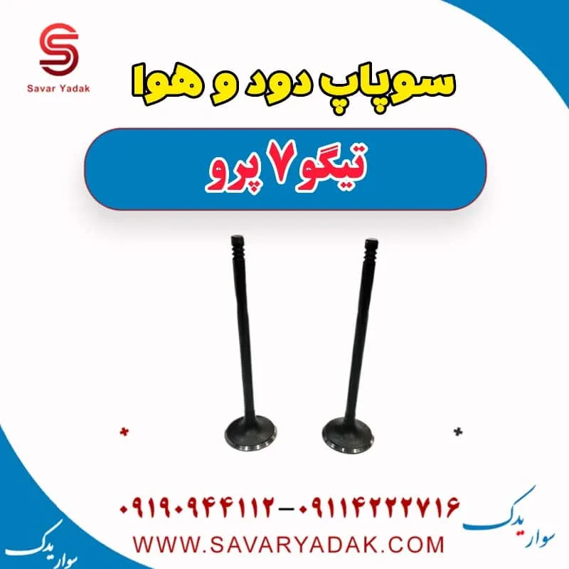 سوپاپ هوا و دود تیگو7