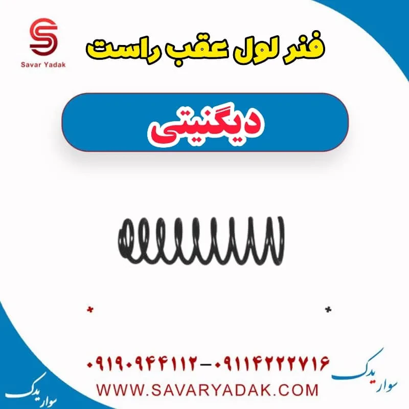 فنر لول عقب راست دیگنیتی
